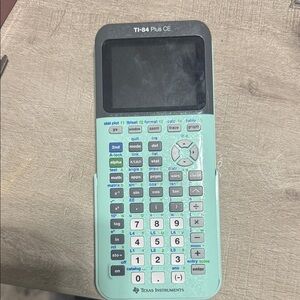 Texas Instruments TI-84 Plus CE in Mint Green